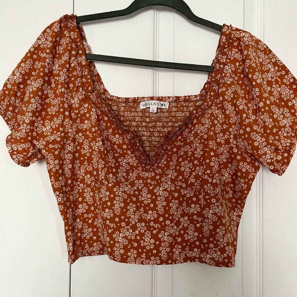 2 for $35 Floral Crop Top